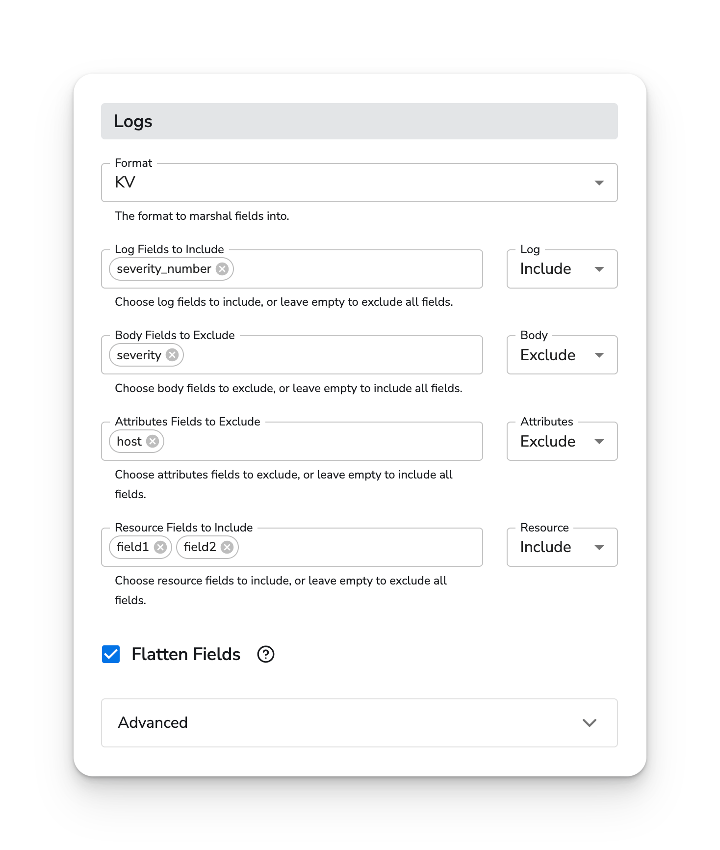 observIQ docs - Marshal Processor - image 2