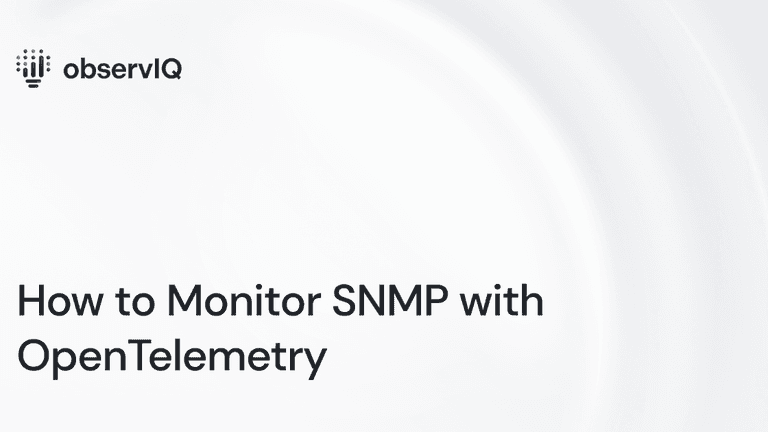 How to Monitor SNMP with OpenTelemetry