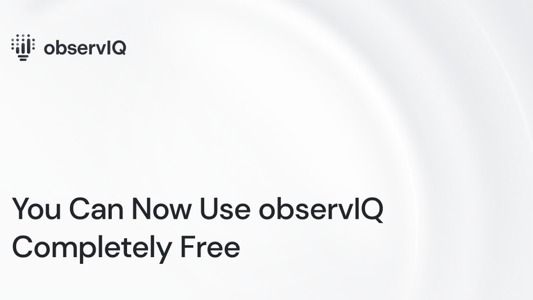 You Can Now Use observIQ Completely Free