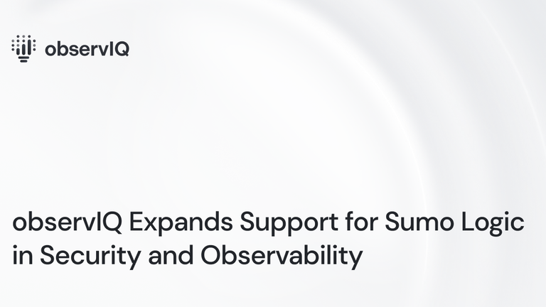 observIQ Expands Advanced Support for Sumo Logic in Security and Observability Data