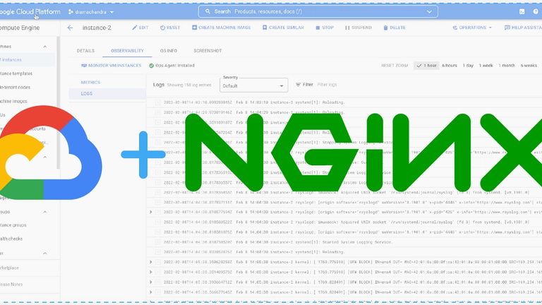 How to collect metrics and logs for NGINX using the OpsAgent